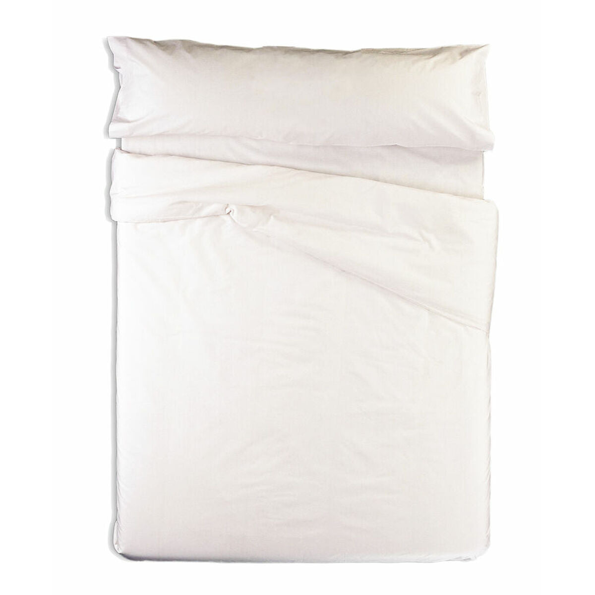 Duvet cover set Hosteline VEGAS White Double 2 Pieces-0