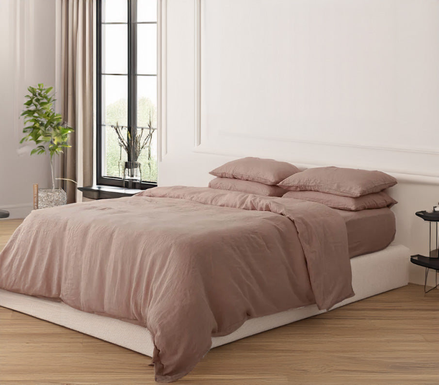 Pure Linen Duvet Cover Sets-15