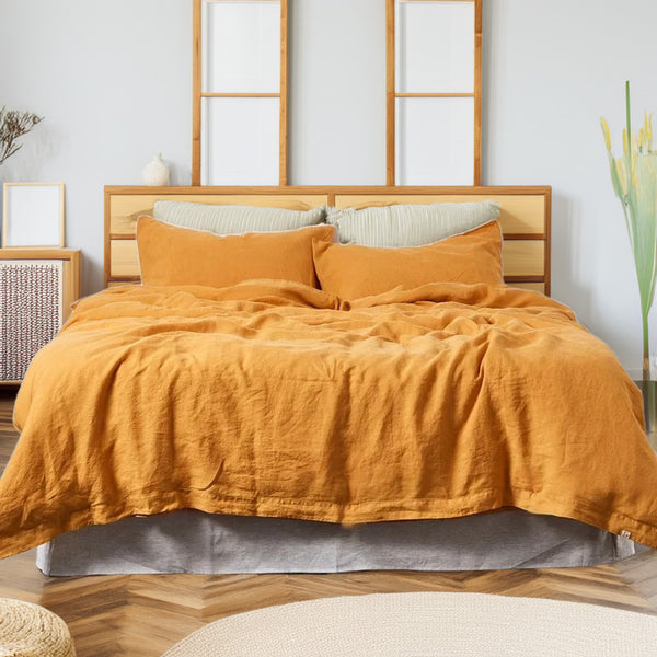 Pure Linen Duvet Cover Sets-16