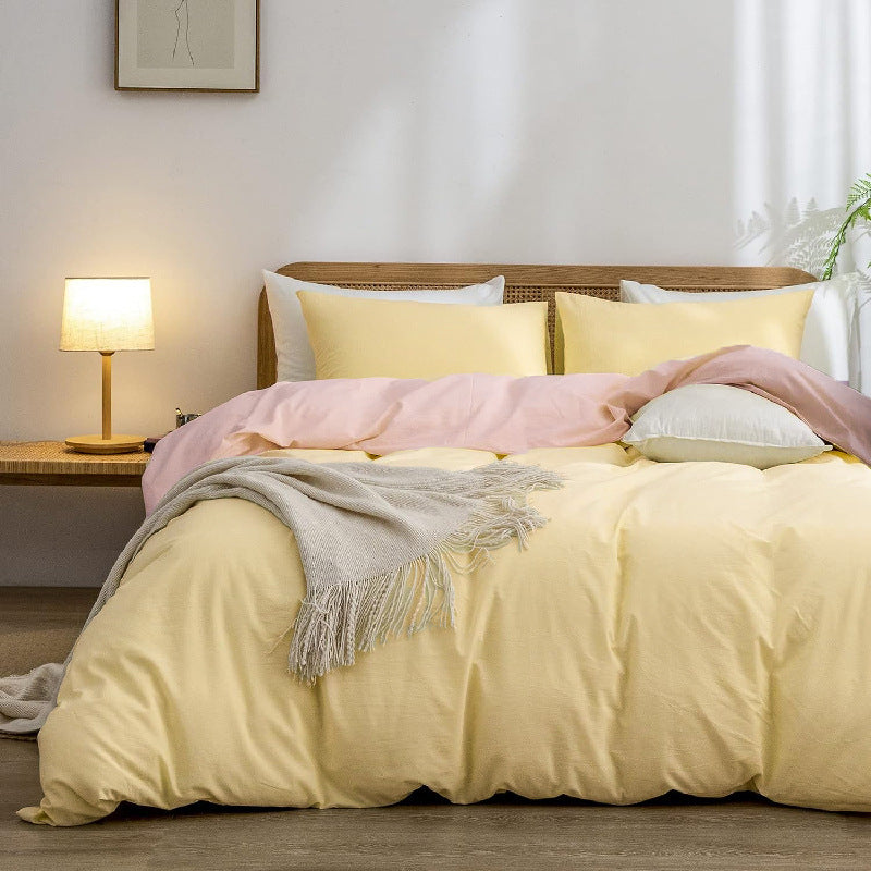 Luxury Microfiber 4-Piece Bedding Sets - Fitted Sheet Included