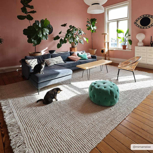 Senneterre Bleached Jute Rug-0